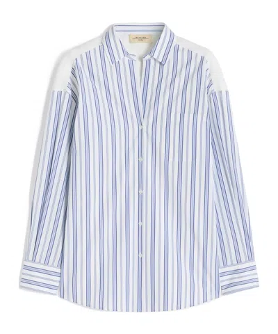 Weekend Max Mara Long-sleeved Shirt In Blue