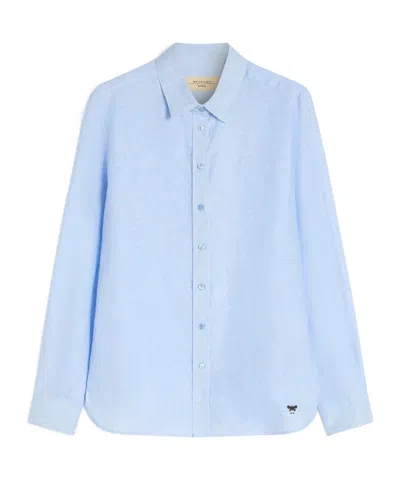 Weekend Max Mara Long-sleeved Shirt In Blue