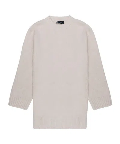 Weekend Max Mara Long-sleeved Sweater In Neutral
