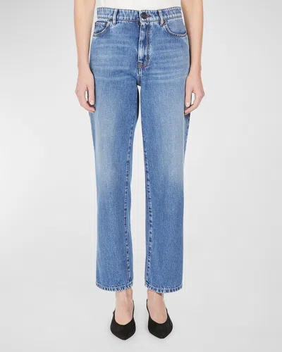 Weekend Max Mara Cesy Straight Cropped Denim Jeans