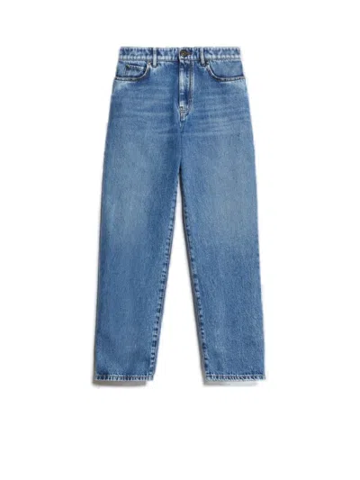Weekend Max Mara Loris Denim Trouser Navy
