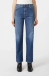 Weekend Max Mara Loris Straight Leg Jeans In Blue