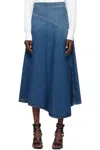 Weekend Max Mara Luana High-low Denim Midi Skirt