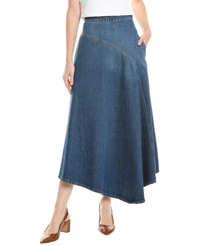 Weekend Max Mara Luana Denim Skirt In Blue