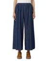 Weekend Max Mara Elasticated Wide-leg Jeans In Blue