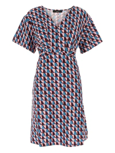 WEEKEND MAX MARA LUCAS GEOMETRIC-PRINT DRESS