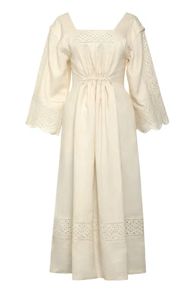 WEEKEND MAX MARA LUGLIO LINEN DRESS