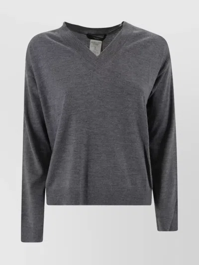 Weekend Max Mara Luxe Cashmere V-neck Sweater In Multi