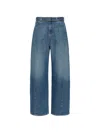 Weekend Max Mara Madia Belted Wide-leg Jeans In Black