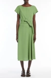 Weekend Max Mara Abito Magma In Popeline In Green