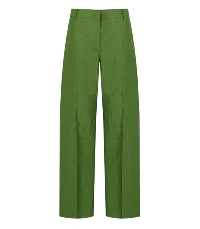 Weekend Max Mara Malizia Green Trousers