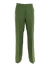 Weekend Max Mara Malizia Long Trouser In Green