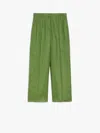 Weekend Max Mara Women's Malizia Long Trouser Green | Size 46 | 2515131052600026