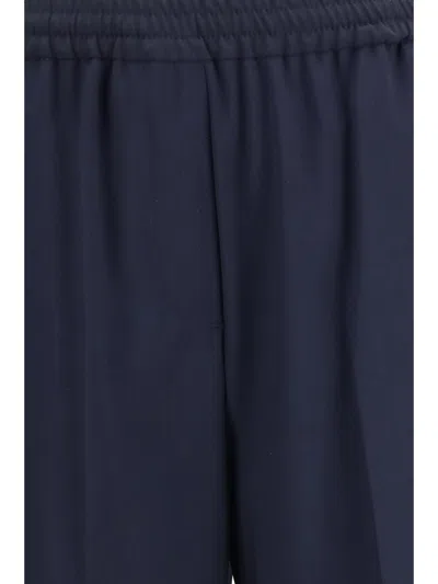 Weekend Max Mara Mallo Trousers In Blue