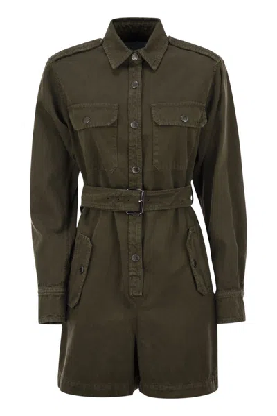 Weekend Max Mara Manager - Cotton Gabardine Cargo Suit