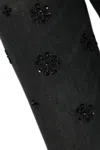 Weekend Max Mara Manetta Jeans In Denim With Sequins In Nero Scuro
