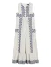 Weekend Max Mara Manila Paisley-print Tiered Midi Dress In Multi