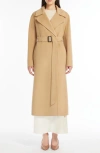 Weekend Max Mara Manu Belted Wool Trench Coat In 065