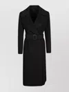 Weekend Max Mara Manu Belted Wool Midi Coat