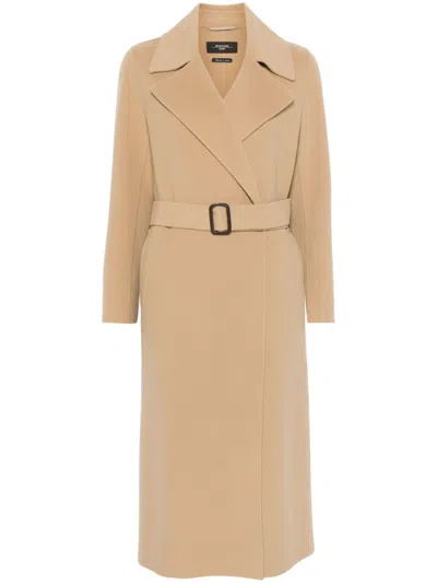 Weekend Max Mara Manu Coat In Neutrals