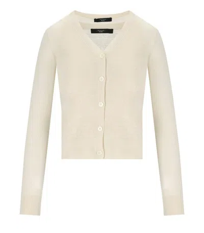 WEEKEND MAX MARA WEEKEND MAX MARA MARABU ECRU TWIN-SET