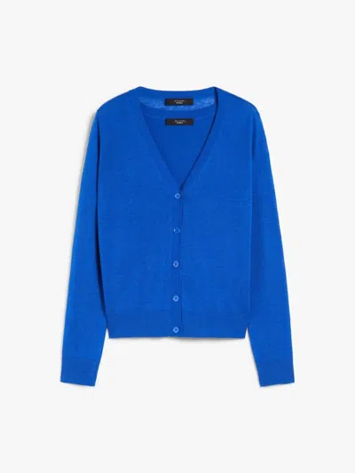 WEEKEND MAX MARA WEEKEND MAX MARA MARABU KNITWEAR BLUE