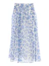 Weekend Max Mara Marca Skirt In Blue