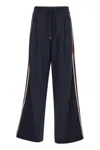 Weekend Max Mara Navy Marsala Lounge Pants In Blue