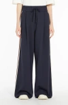 Weekend Max Mara Navy Marsala Lounge Pants In Navy