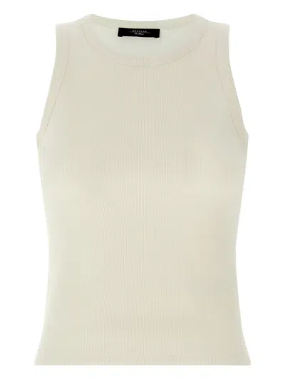 WEEKEND MAX MARA MATASSA RIBBED ROUND-NECK TOP
