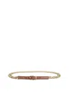 Weekend Max Mara Max Mara Weekend Belts In Gold