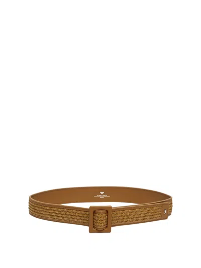 Weekend Max Mara Max Mara Weekend Belts Leather Brown