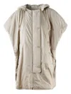 Weekend Max Mara Max Mara Weekend Cape In Beige Water-repellent Canvas, Padded With Luxepad Ultra Fi In Neutral