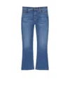 Weekend Max Mara Max Mara Weekend Ultra Slim Jeans With Cropped Cut At The Ankle And Slightly Flared In Blue