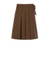 Weekend Max Mara Max Mara Weekend Pure Cotton Poplin Midi Skirt
