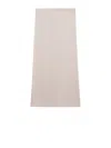 Weekend Max Mara Omens Powder Angelo Satin Midi Skirt In Neutral