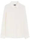 Weekend Max Mara Point-collar Gathered-cuff Shirt In White