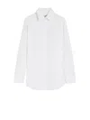 Weekend Max Mara Max Mara Weekend Soft Shirt Embellished With Sangallo Embroidery With A Floral Desi In White