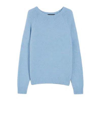 WEEKEND MAX MARA WEEKEND MAX MARA MAX MARA WEEKEND SWEATER IN ALPACA AND COTTON YARN, LONG SLEEVES