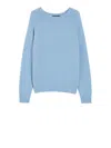 Weekend Max Mara Max Mara Weekend Sweaters Clear Blue In Blue