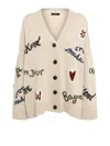 Weekend Max Mara Sleeveless V-neckline Graphic Design Long Sleeves In Neutral