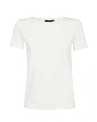 Weekend Max Mara Max Mara Weekend T-shirt Woman T-shirt White Size Xs Cotton