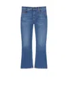 Weekend Max Mara Max Mara Weekend Ultra Slim Jeans With Cropped Cut At The Ankle And Slightly Flared In Multi