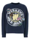 Weekend Max Mara Medea Crew Neck Sweatshirt In Blue