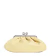 Weekend Max Mara Medium Nappa Leather Pasticcino Bag In Yellow