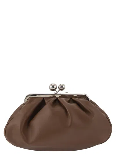 Weekend Max Mara Cubico - Medium Pastry Bag In Nappa Leather In Brown