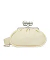 Weekend Max Mara Medium Pasticcino Bag In Glossy Nappa Leather In Brown