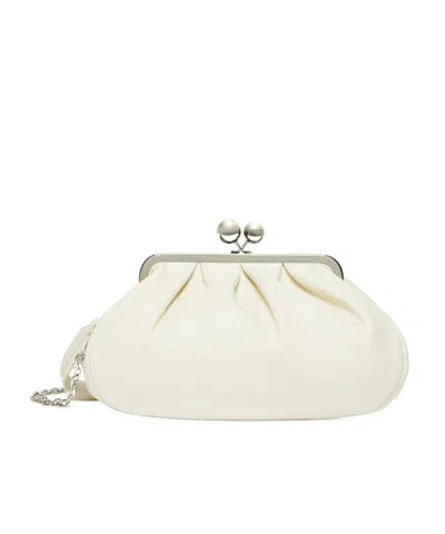 Weekend Max Mara Medium Pasticcino Bag In White