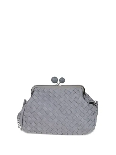 Weekend Max Mara Medium Pasticcino Clutch Bag In Blue