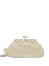 Weekend Max Mara Medium Pasticcino Sphere Clasp Shoulder Bag In Neutral